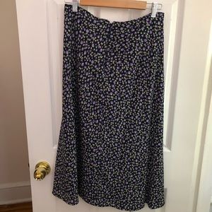 Abercrombie floral midi skirt